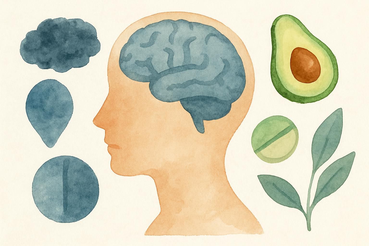Ilustracja artykułu o wpływie diety ketogenicznej na zdrowie psychiczne — depresja, choroba dwubiegunowa, lęk