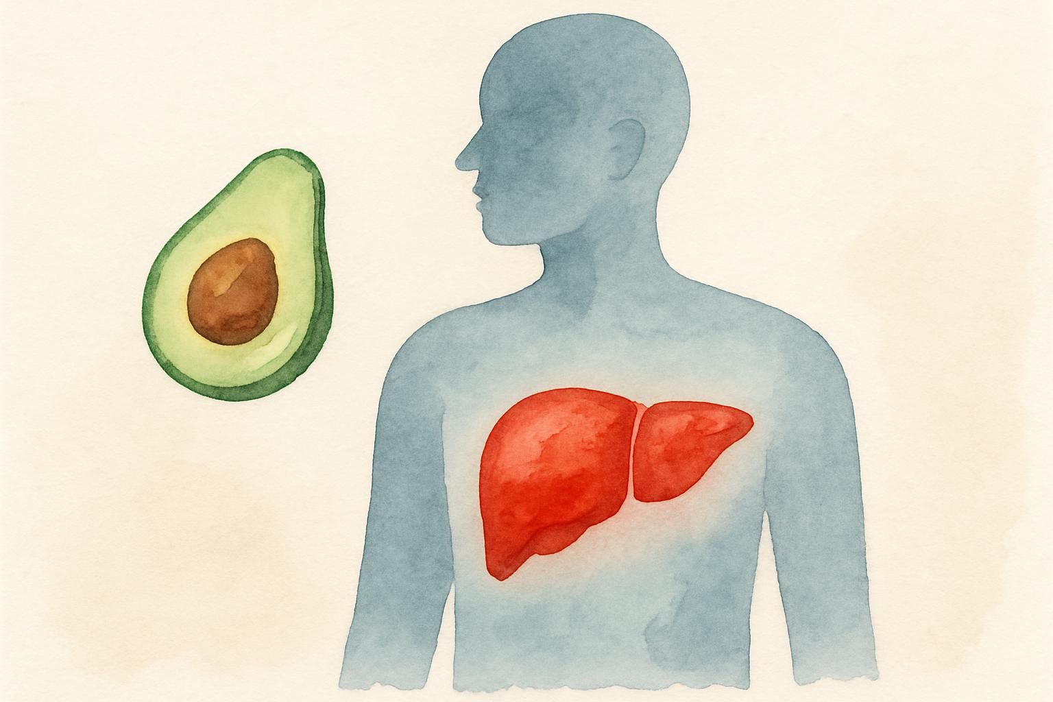 Ilustracja artykułu o wpływie diety ketogenicznej na stłuszczenie wątroby (NAFLD/MASLD)
