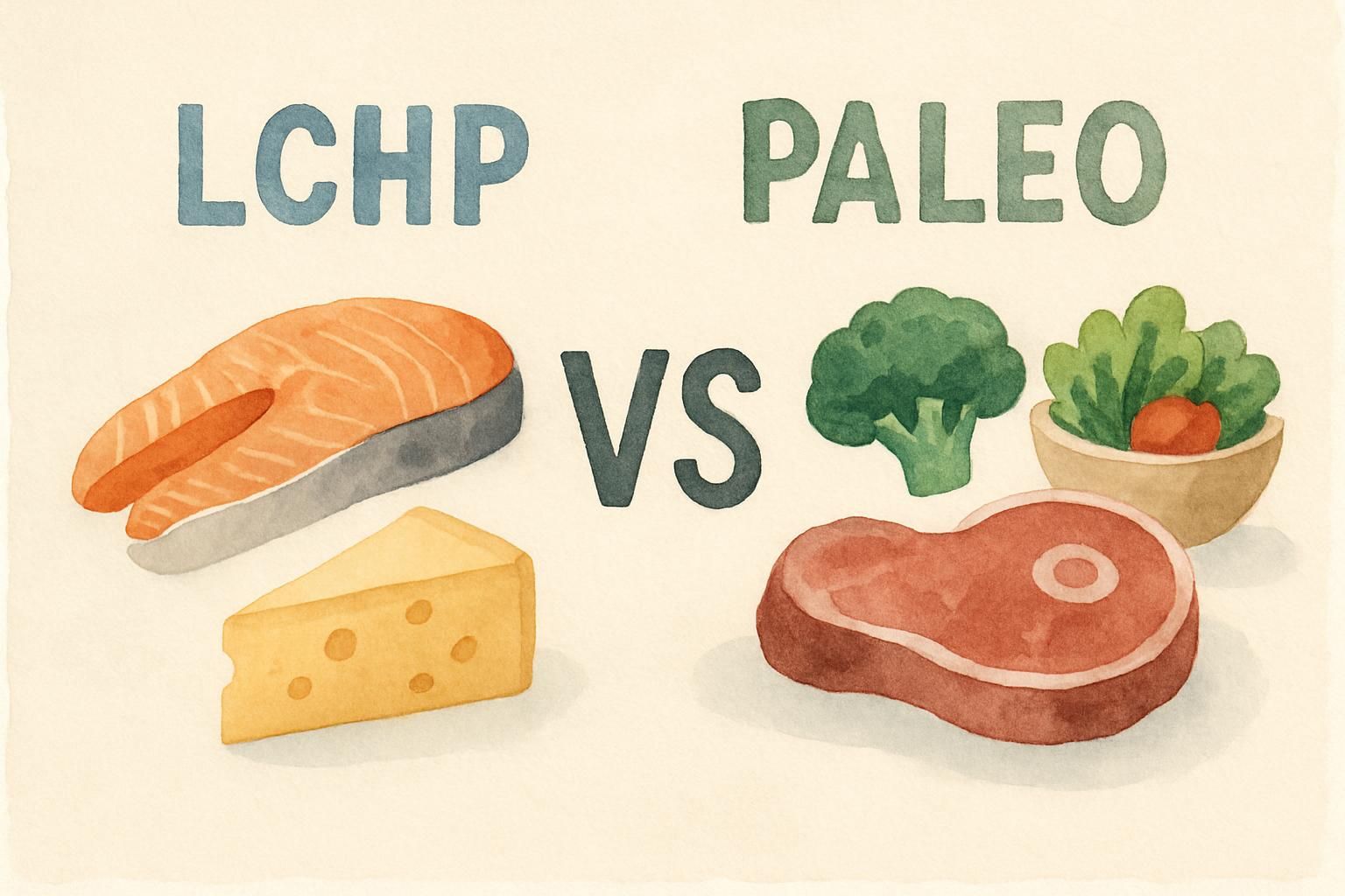 Ilustracja artykułu: LCHP vs PALEO - Różnice i podobieństwa diet