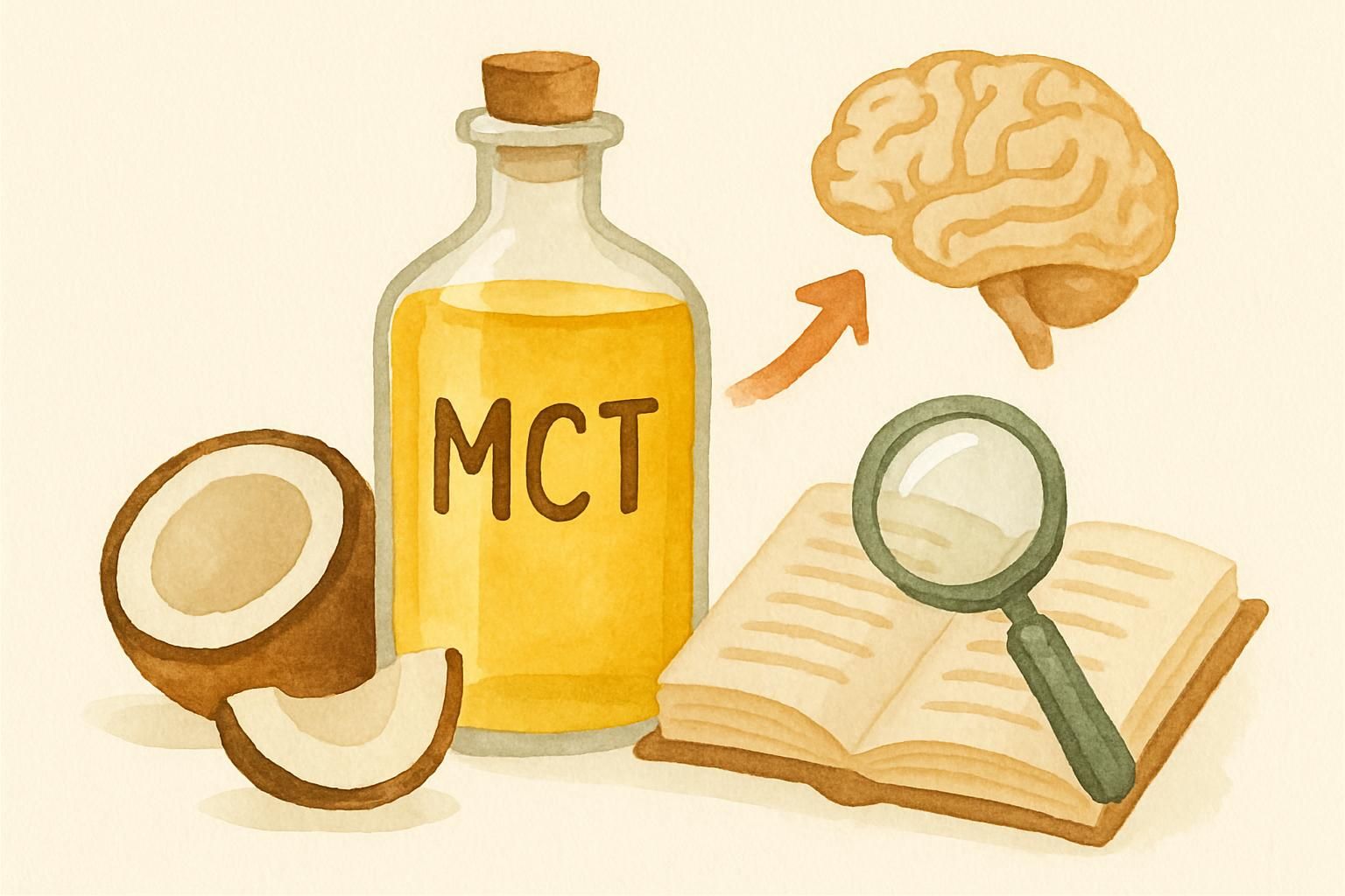 Ilustracja artykułu: Olej MCT - kompletny przewodnik naukowy