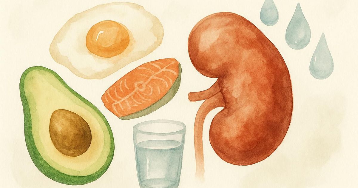 Keto a nerki — kamienie nerkowe, kwas moczowy, eGFR