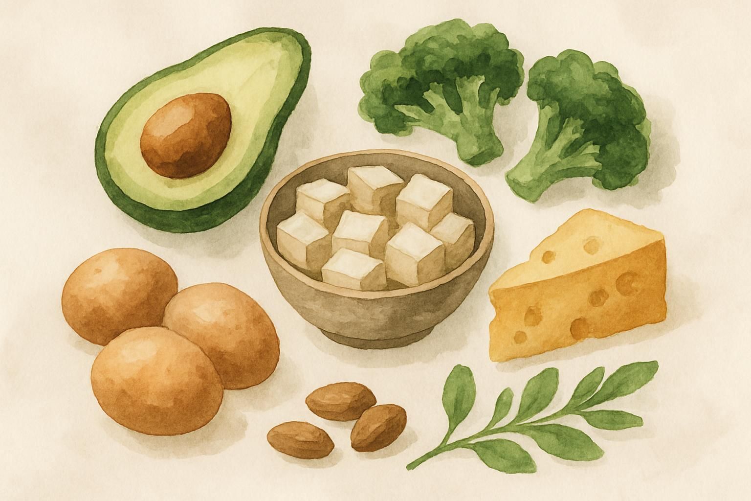 Ilustracja artykułu: Keto roślinne - wegetariańskie i wegańskie